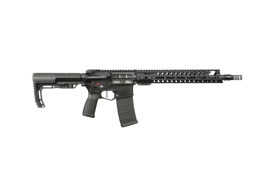 Rifles Long Guns Patriot Ordnance Factory 30+1 223Rem|5.56NATO POF 02039 REN PLUS DI         13 13M RAIL 5.56 BLK • Model: 30+1